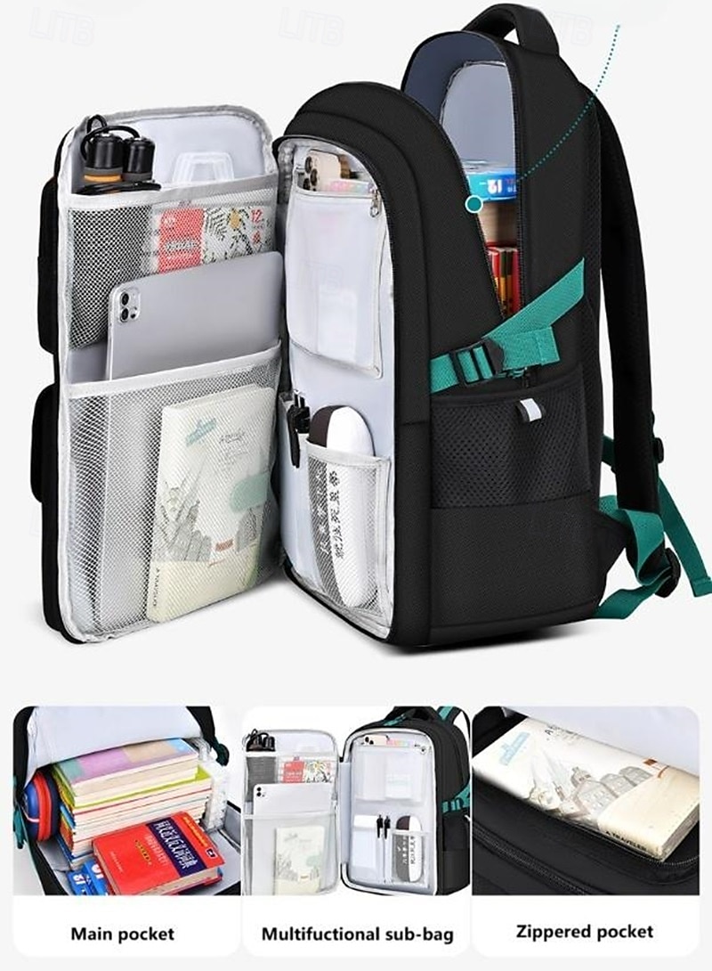 Enfant Garçons Sac à Dos Cartable Sac à Dos Fonctionnel Sac à dos scolaire École Nylon Réglable Grande capacité Imperméable Fermeture éclair Rouge Bleu Vert de 2025 ? $34.99 –P6
