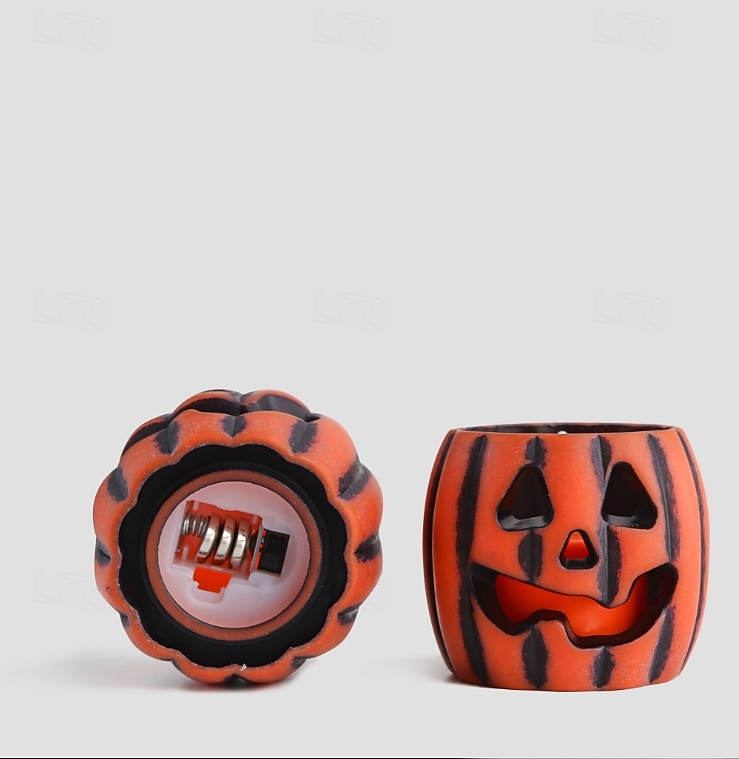 1 kpl halloween-kurpitsan muotoinen led-elektroninen kynttilävalo sisä- ja ulkotiloihin juhla-makuuhuoneen ravintolan juhlava tunnelma koristevalo 2025 - $6.49 –P10