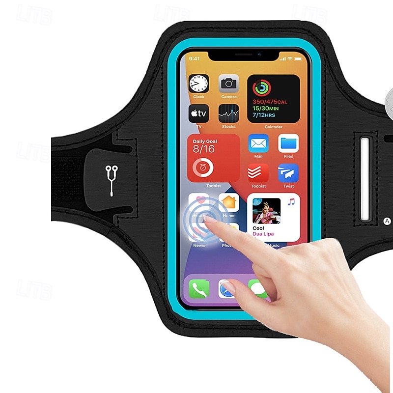 2025年 アームバンドケース ランニングアームバンド iPhone用ランニングホルダー のために マラソン ジョギング ランニング スポーツバッグ タッチスクリーン 耐水 反射ストリップ タクテル 男性用 女性用 ランニングバッグ  コレクション – $8.99 –P6