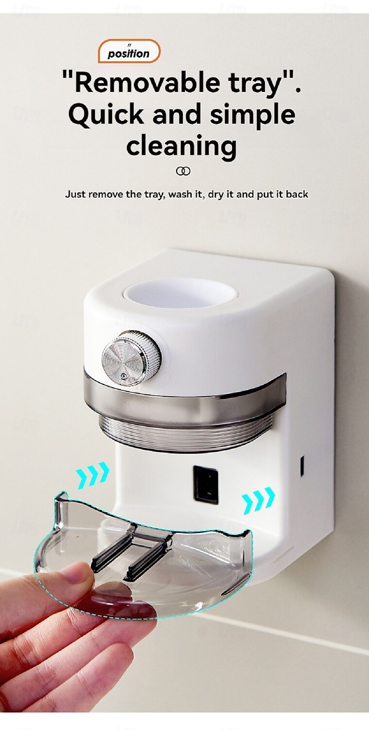 Automatic Toothpaste Dispenser Wall Mounted Electric Toothpaste Squeezer for Kids and Adults for Bathroom 2025 - $31.99 –P6