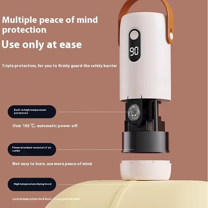 Portable Clothes Dryer Compact Electric Drying Machine for Home Foldable Clothes Dryer Convenient Clothing Drying in Dormitories 2026 - $32.99 –P7