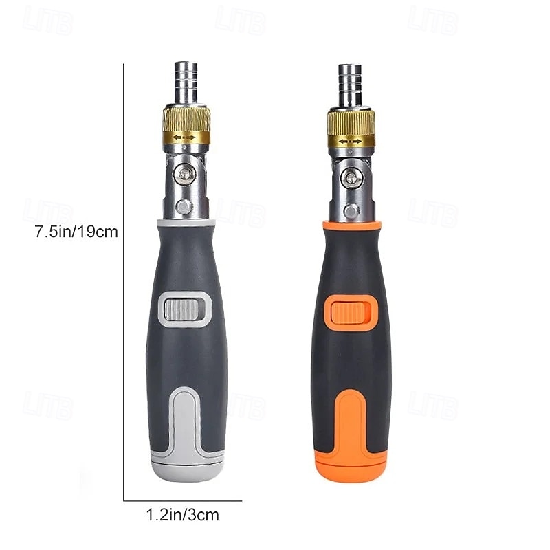 Juego de destornilladores de trinquete, diez en uno, kit de destornilladores de trinquete reversibles multiángulo portátiles con puntas Phillips, ranuradas y Torx, herramienta manual compacta para 2025 - $25.99 –P9