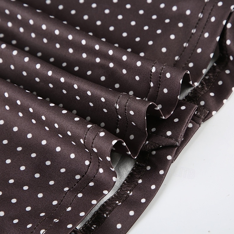 Retró 1950-es Rockabilly Blúz / Ing Pöttyös Jelmez Női Vakáció Alkalmi / Napi Felnőttek Blúz Tavaszi nyár 2025 - $27.99 –P9