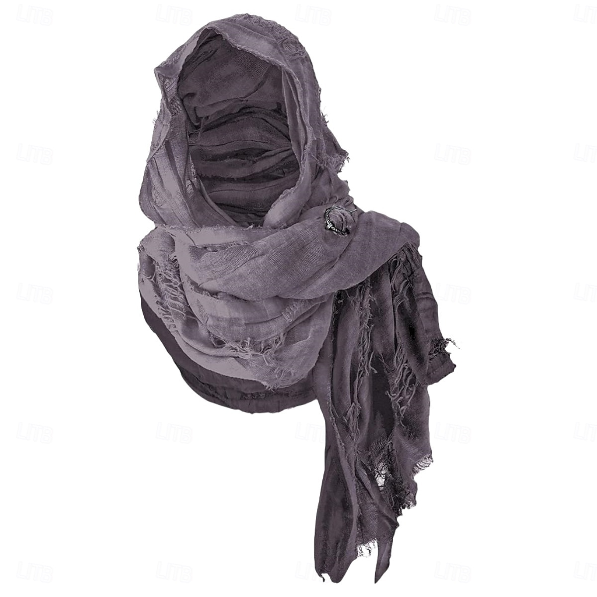 Retro / vintage Medieval Renascentist eșarfă Capișon Șaluri Viching Ranger ripped Costume de fancy Bărbați Pentru femei Unisex Viching Halloween Carnaval Petrecere Performanță LARP Adulți Șal 2026 - $26.99 –P12