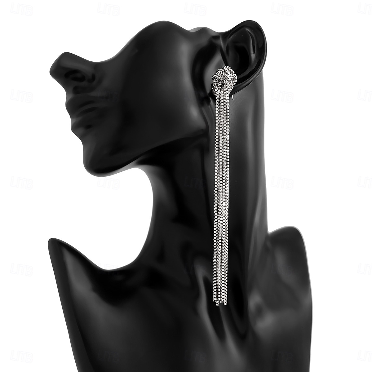 Dámský pozlacený střapcový náhrdelník - elegantní vrstvený řetízkový choker s dlouhými třásněmi, výrazný šperk na večírky, do nočních klubů a večerní akce 2025 - $11.99 –P7