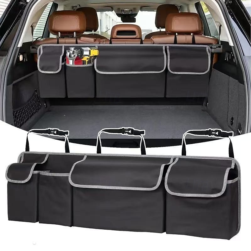 Car Trunk Organizer Large Capacity with Multi-Pockets, Universal Backseat Storage Bag Made of Durable 600D Oxford Fabric for SUV, Truck, Car Accessories 2025 - $13.49 –P6