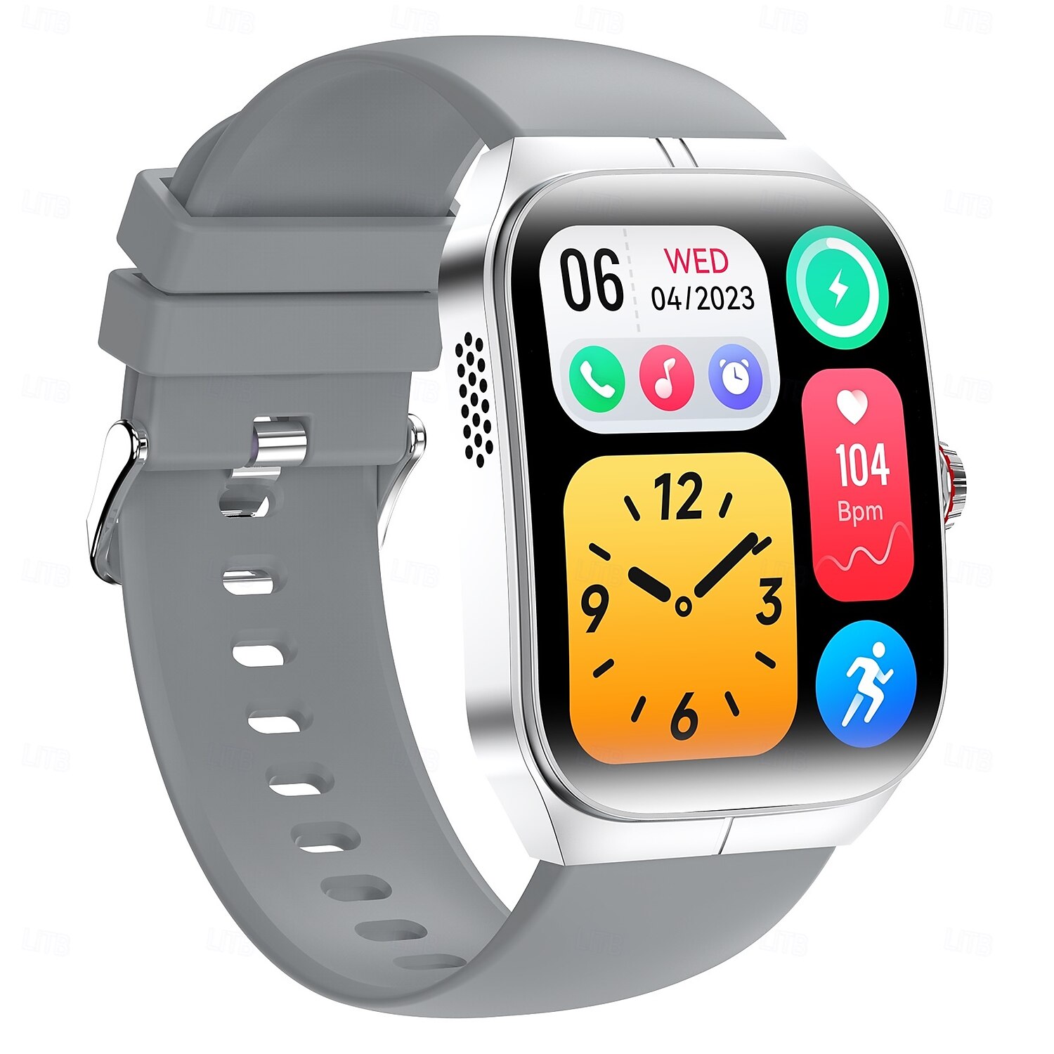 HK80 Εξυπνο ρολόι 1.95 inch Έξυπνο ρολόι Bluetooth Χρονόμετρο Υπενθύμιση Κλήσης Συσκευή Παρακολούθησης Καρδιακού Παλμού καθιστική υπενθύμιση Βρες τη Συσκευή Μου Συμβατό με Android iOS IP68 Γυναικεία 2025 - $42.99 –P5