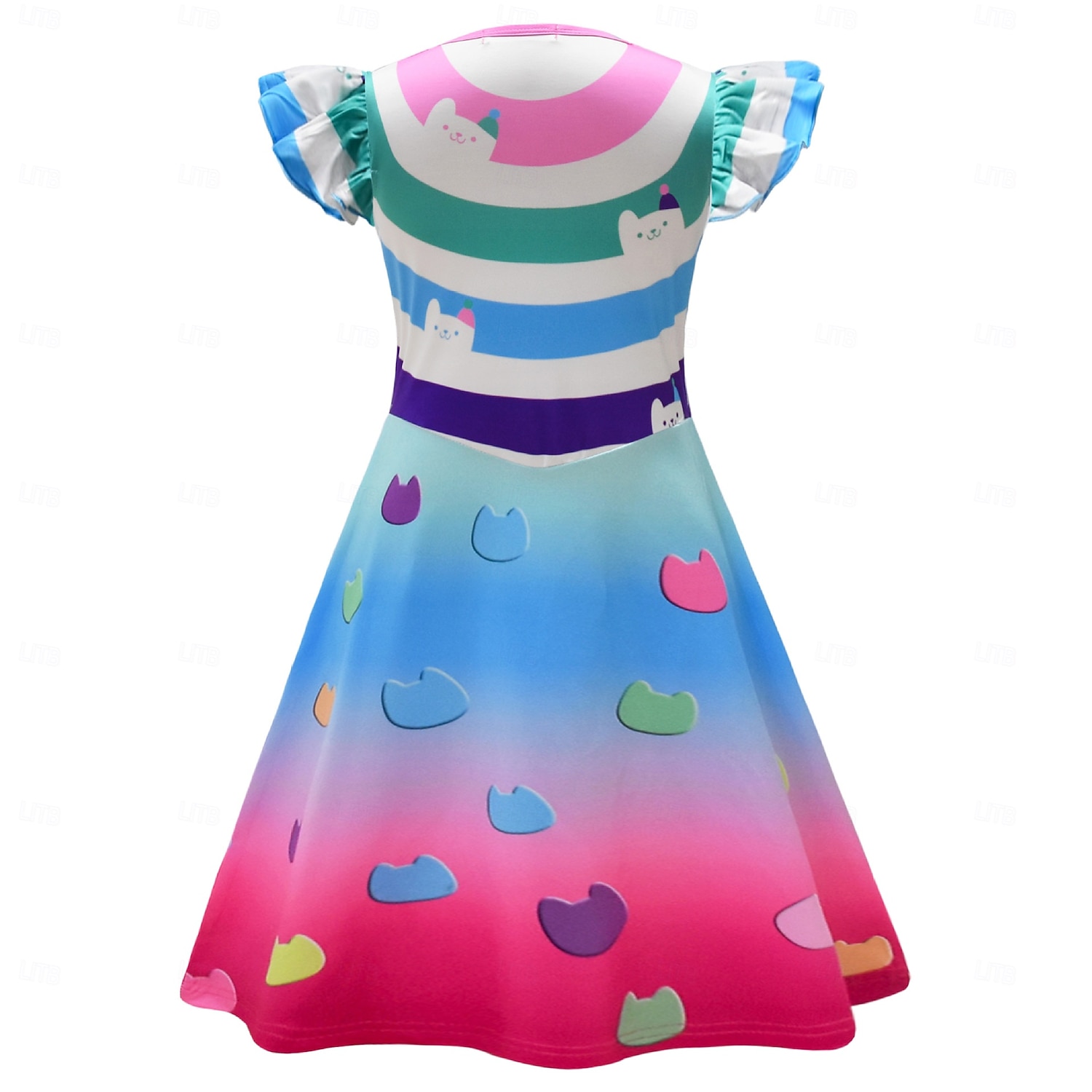 Gabby's Dollhouse Pandy Paws Cakey Dress Bag Adventure Movie Cosplay Movie Cosplay for Girls' Kid's Halloween Carnival World Book Day Performance Educational Dress Up School Event Dress Up 2025 - $23.99 –P8