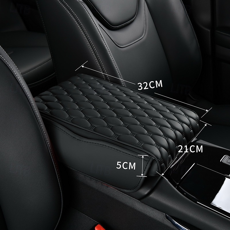 Bracciolo in memory foam per auto, cuscino per console centrale con tasca portaoggetti, porta telefono, scatola per fazzoletti, supporto per gomiti per il comfort di guida del 2025 a $10.99 –P3