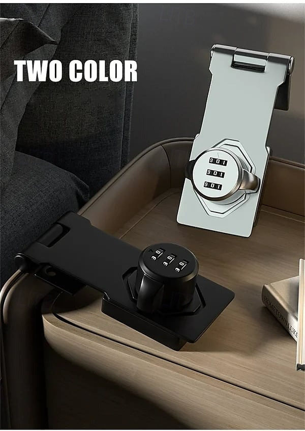 Противоугонные замки для шкафов с паролем, дверные замки для шкафов, ящиков, обувных шкафов, раздвижных двустворчатых шкафов, надежные кодовые замки для безопасности дома 2025 - $19.99 –P2