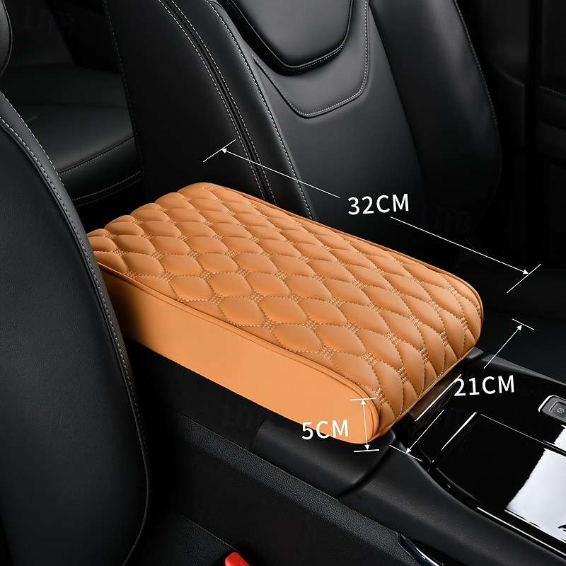 Bracciolo in memory foam per auto, cuscino per console centrale con tasca portaoggetti, porta telefono, scatola per fazzoletti, supporto per gomiti per il comfort di guida del 2025 a $10.99 –P5