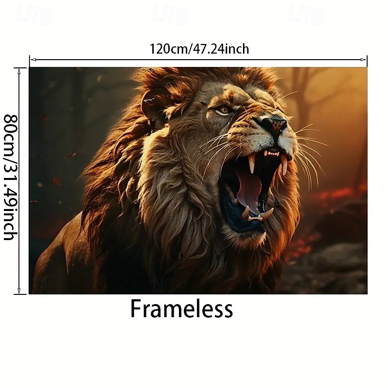 Print Rolled Canvas Prints - Abstract Animals Modern Traditional Art Prints 2025 - $10.49 –P4