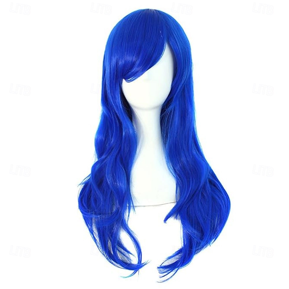 Perruque de cosplay d'Halloween avec cheveux bouclés longs de 28 à 70 cm de 2025 ? $27.99 –P4