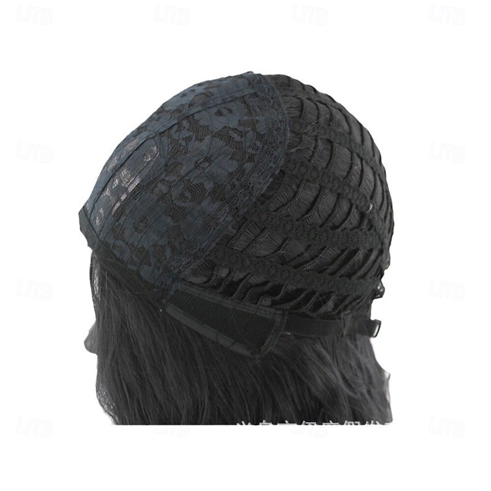 Piratenkapitän Herrenperücke Cos langes lockiges Haar Clown schwarz Halloween Punkrock Kopfbedeckung 2025 - $23.99 –P6