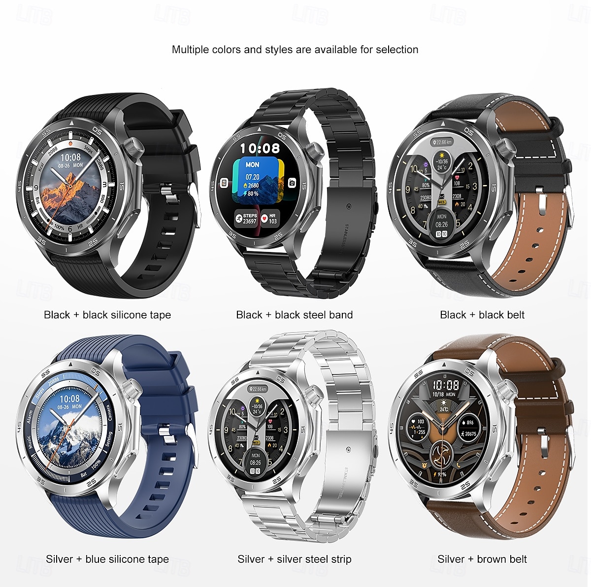 X2 Max Smart Watch 1.53 inch AMOLED HD Screen Bluetooth Call Compass Heart Rate  Fitness Tracker IP68 Waterproof SmartWatch 2025 - $44.99 –P17