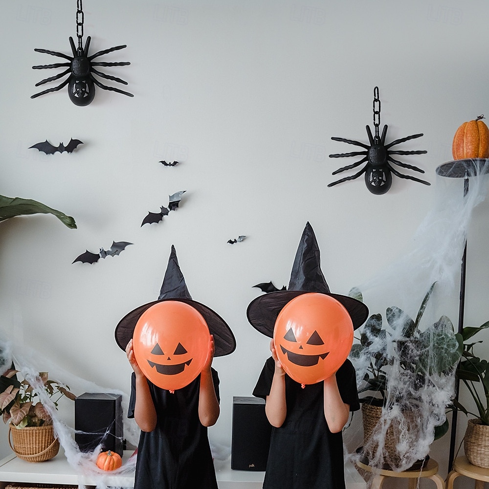 1 kpl halloween-simulaatio iso hämähäkki 7 väriä vaihtava led-valoisa koristevalo sisä- ja ulkotiloihin ravintolahuoneen juhlat kepposet kauhu aavemainen tunnelmavalo 2025 - $6.49 –P6