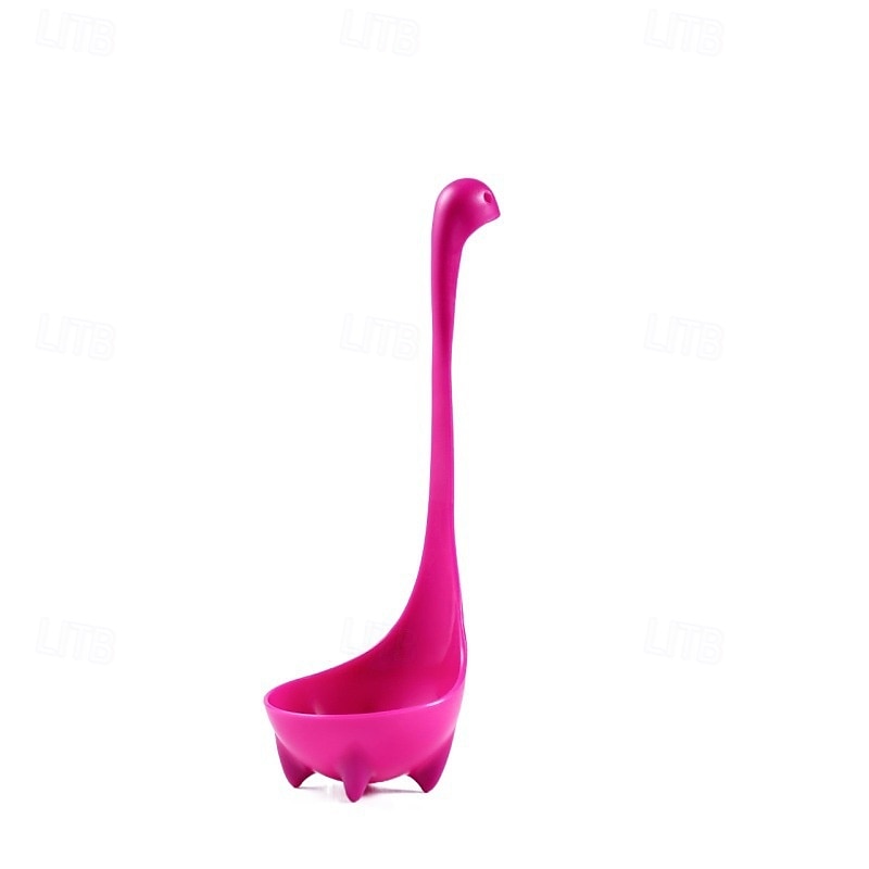 Löffel mit dem Monster von Loch Ness, lebensmittelechter Plastiklöffel in Cartoon-Optik, lustiges Küchenwerkzeug für Kinder und Erwachsene 2025 - $6.99 –P4
