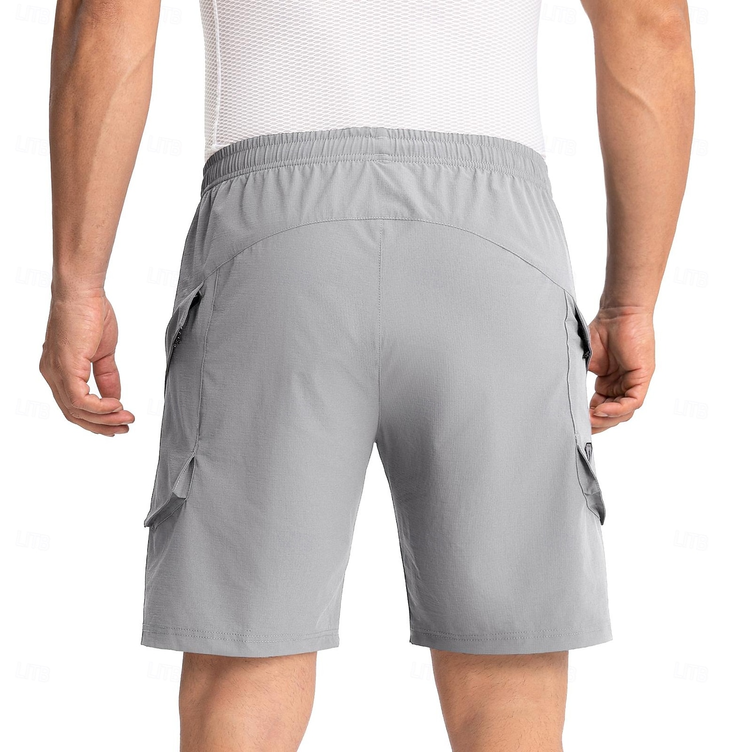 Arsuxeo Herren Einfarbig Fahrradhose MTB-Fahrradhose Fahrradhose Fahhrad Weite Shorts Gepolsterte Shorts / Chamois Formpassend Mountainbike MTB Straßenradsport Sport Reduziert Reibung Reflektierende 2026 - $52.99 –P4