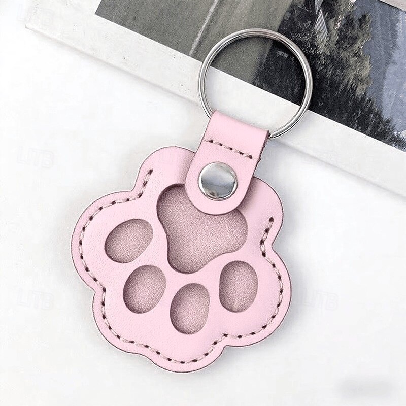 Portachiavi in pelle a forma di zampa di animale domestico, ciondolo creativo per conservare i ricordi dei peli di cane e gatto, grazioso accessorio per la decorazione di borsetta. del 2025 a $9.99 –P13