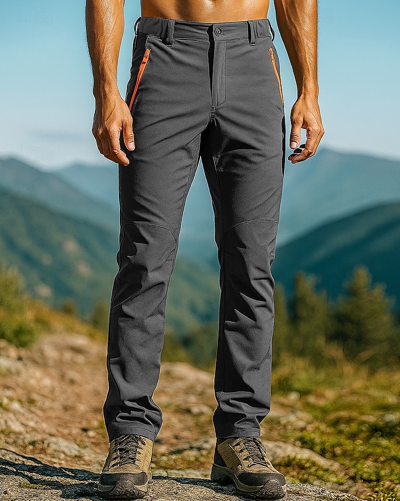 Herren Wanderhosen Regenhose zum Wandern Außen Normale Passform Wasserdicht Winddicht Leicht Unterteile Tasche Schwarz Armeegrün Camping / Wandern Laufen S M L XL XXL 2025 - $19.99 –P4