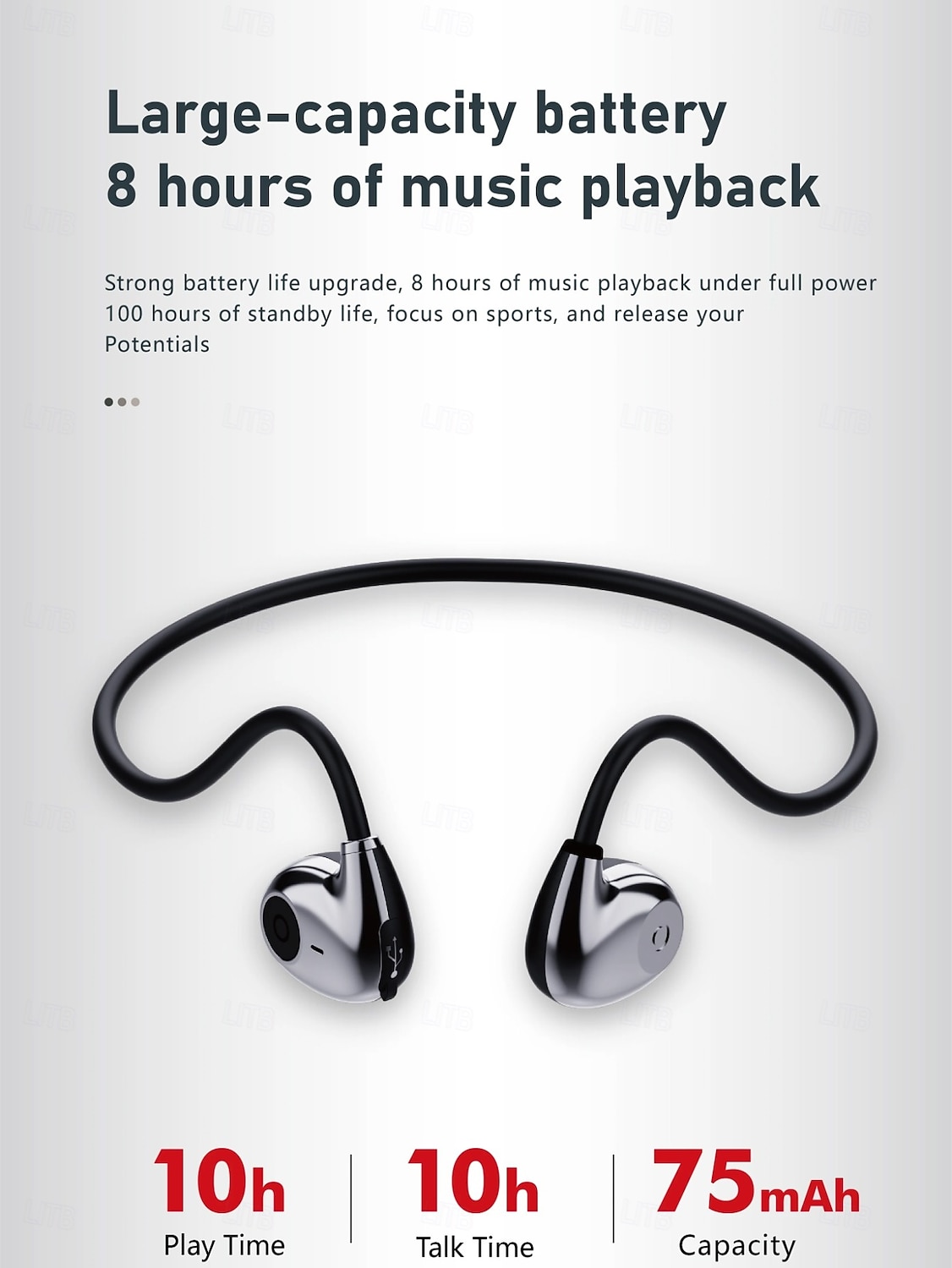 Hi72 Langattomat kuulokkeet TWS Korvakoukku Bluetooth5.0 Bluetooth 5.1 Urheilu Vedenkestävä Stereot varten Apple Samsung Huawei Xiaomi MI Retkeily ja vaellus Päivittäiskäyttöön Ulkoilu 2025 - $23.99 –P10