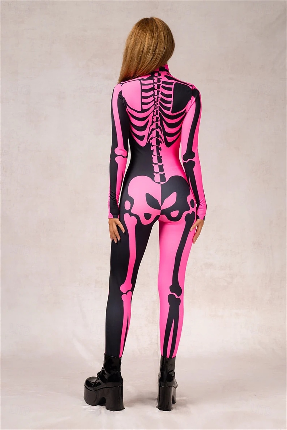 Teschio Scheletro Halloween Body Catsuit a Corpo Intero Costume Spaventoso Bambini Adulti Per uomo Per donna Ragazzi Halloween Carnevale Giorno della morte Performance Feste Club Costumi di Halloween del 2025 a GBP £20 –P3