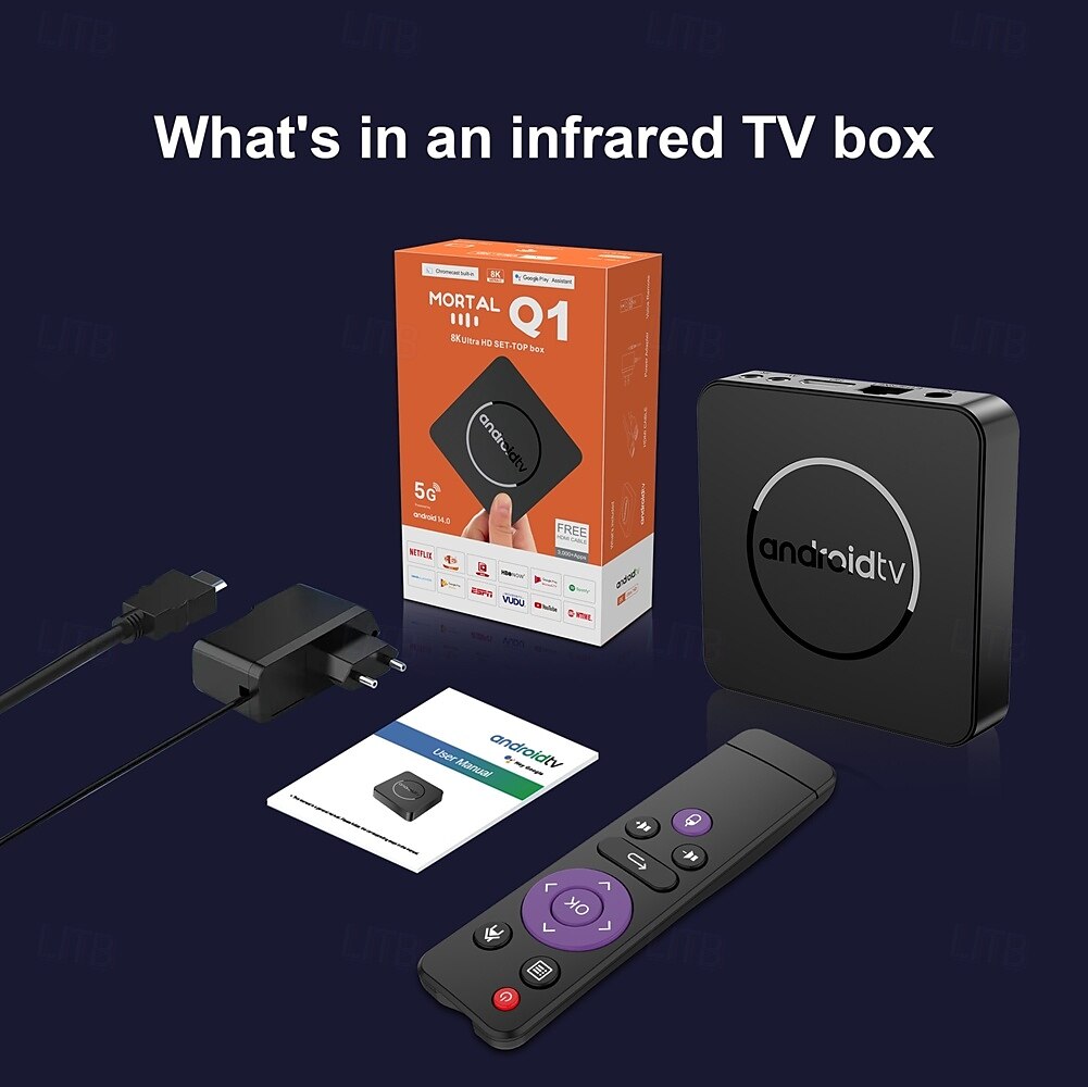 Android TV Box Mortal Q1 PLUS CPU Allwinner H313 Support 2.4G/5.8G Wifi BT5.2 Google Assistant 2GB RAM 16GB 8GB ROM Smart Home TV Box 2025 - $37.99 –P10