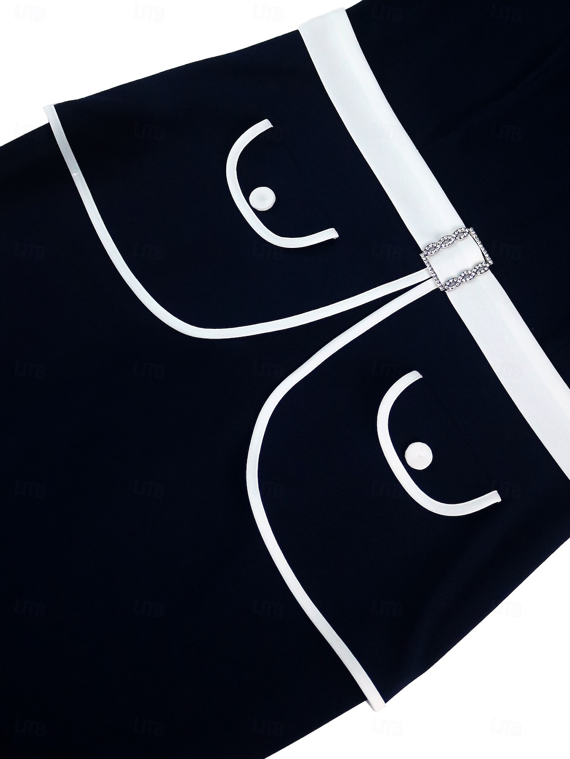 Retró 1950-es 1960-as évek Déli Ceruza ruha Extra méret Kerek Jelmez Női Iroda / Karrier Buli és este Felnőttek Ruha Tavaszi nyár 2025 - $41.99 –P2