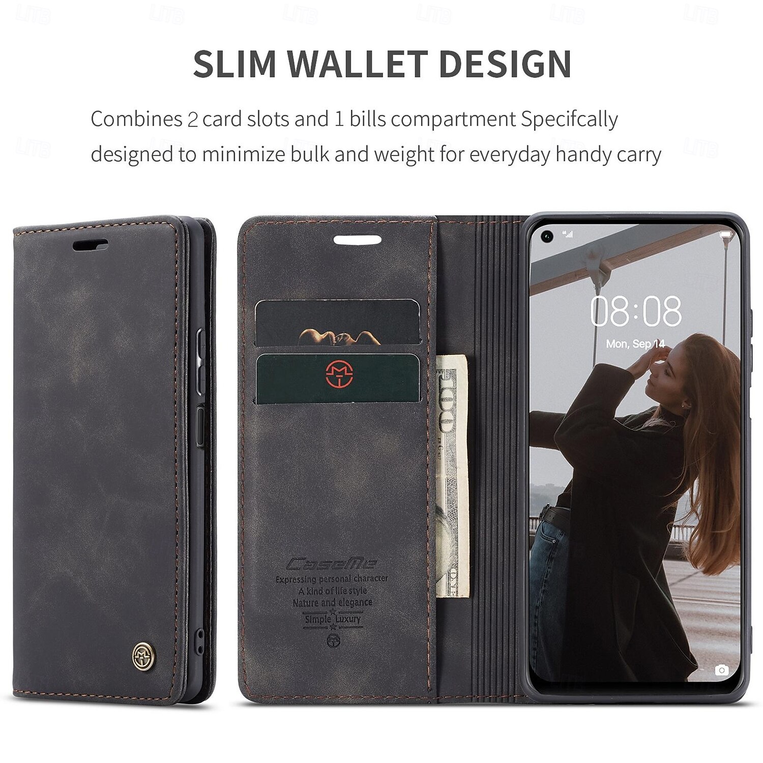 telefono Custodia Per Huawei P40 P30 P20 Mate 20 Pro Custodia Portafoglio Custodia a Flip Cavalletto Resistente agli urti TPU Pelle PU del 2025 a $12.99 –P7