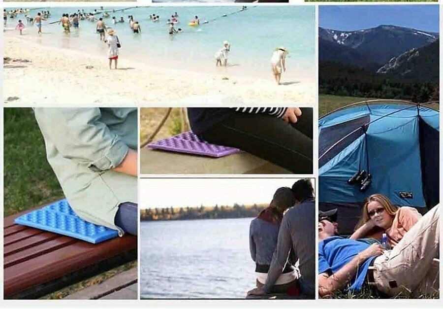 1 cuscino da campeggio di alta qualità, in schiuma di alta qualità, per campeggio, escursionismo, zaino in spalla, alpinismo, trekking del 2025 a $13.99 –P10