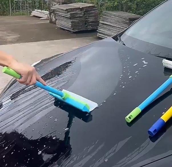 3 in 1 Recyclable Silicone Window Squeegee Kit Glass Cleaning Tools with Silicone Squeegee & Microfiber Scrubber for Home Shower Car Windshield Cleaning 2025 - $37.99 –P7
