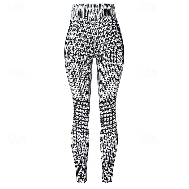 Damskie Legginsy capri Legginsy do jogi Wyszczuplenie brzucha Wysoka talia Siłownia Taniec Obuwie sportowe Doły Czarny Biały Niebieski Jesień Sport Odzież sportowa Ścisłe dopasowanie 2026 - $12.99 –P11