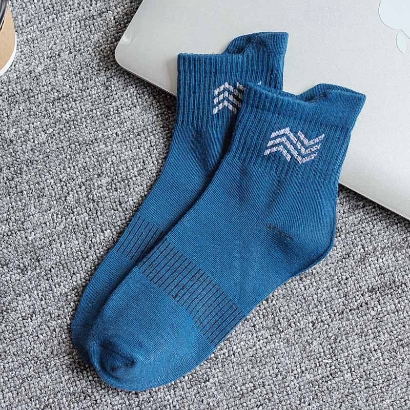 Per uomo 5 Paia Pacchi Multipli Calzini Calzini da Corsa Calzini Casual Nero Bianco Colore Semplice Linea Vacanza Sport & Outdoor Quotidiano Base Medio Primavera Autunno Moda Casual del 2025 a $5.49 –P8