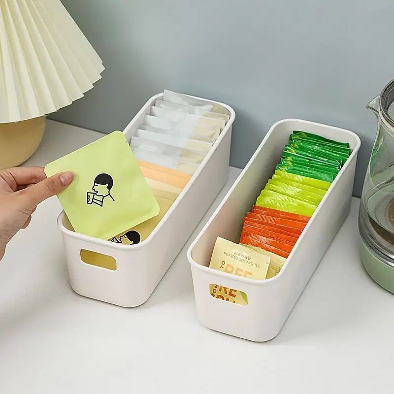 12 contenitori portaoggetti resistenti, contenitori organizer in plastica impilabili con maniglie, cassetti salvaspazio per casa, armadio, ufficio - spazio per giocattoli, vestiti, libri del 2025 a $12.99 –P5