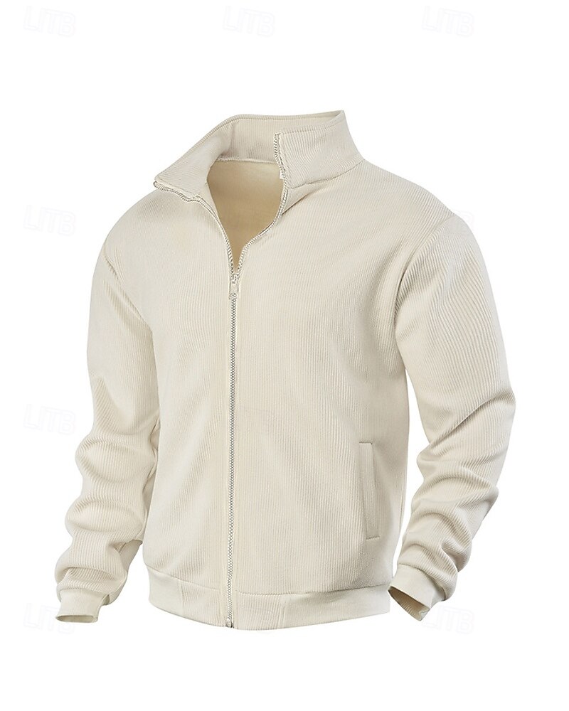 Per uomo Giacca Invernale Giacca in Pile Giacca Casual Vacanza Quotidiano Calore Termico Tasca Pile Autunno Inverno Semplice Moda Streetwear Collo alla coreana Regolare Aalbicocca Nero Blu marino del 2025 a $32.99 –P2