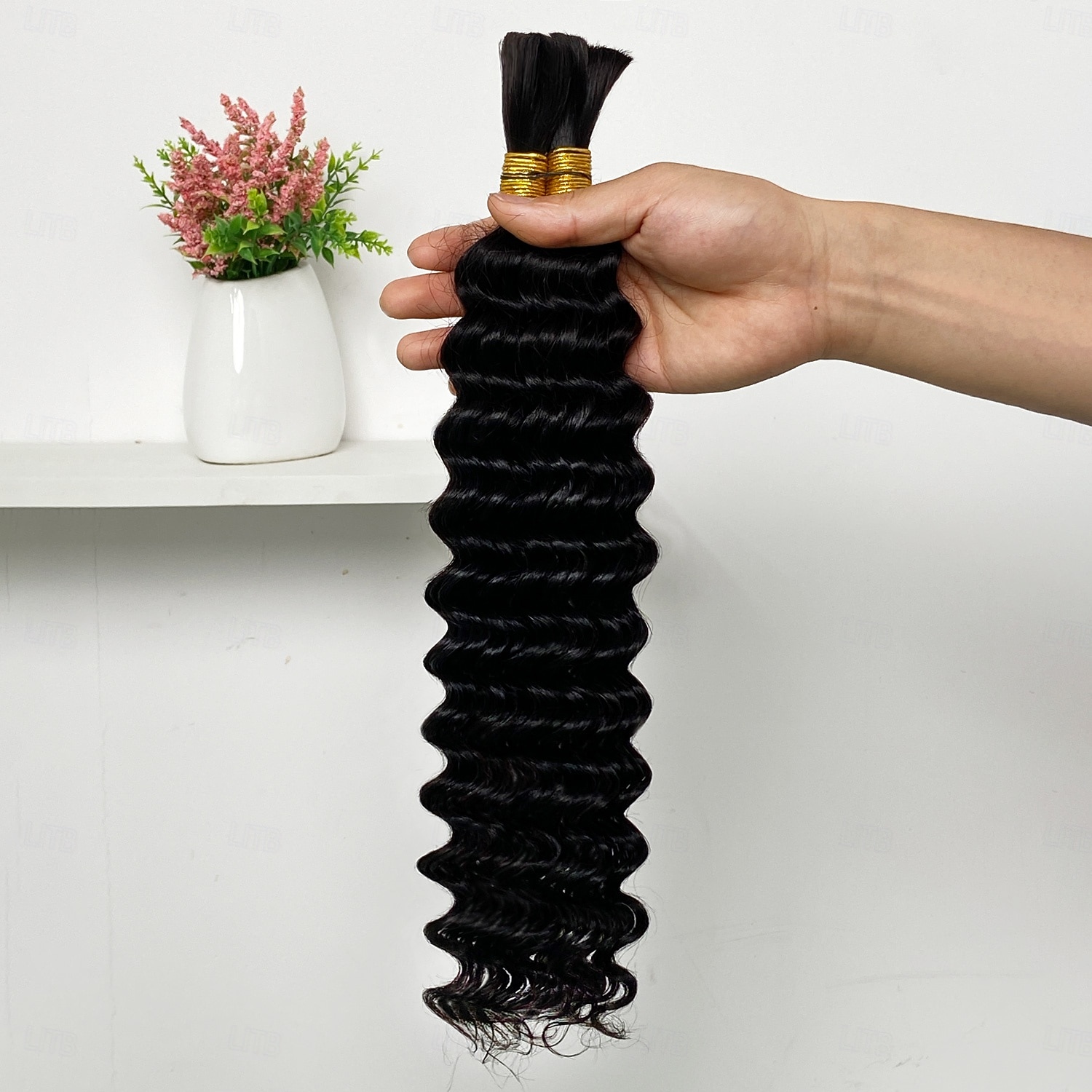 3 pacotes de cabelo humano cor natural sem trama cabelo remy volume onda profunda cabelo humano 10-28 polegadas de 2026 por $204.19 –P1