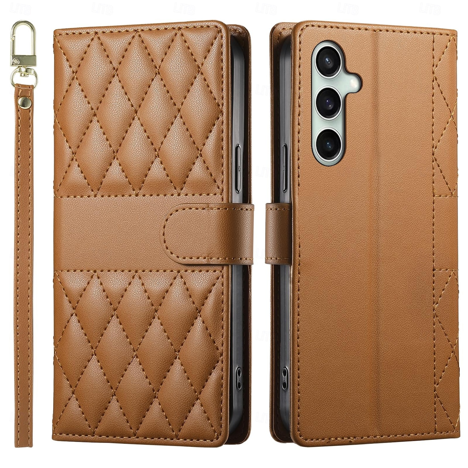 telefon Carcasă Pro Samsung Galaxy S25 S25 Plus S25 Ultra S24 S24 Ultra Plus S24 FE S23 Plus A55 A35 A25 A15 5G A53 A33 A23 A13 Pouzdro na peněženku se stojánkem s Lanyardem Slot pro kartu Retro TPU 2025 - $23.99 –P3