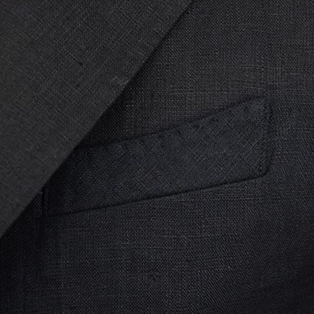 Hommes Blazer 100% lin Veste blazer Blazer en lin Formel Mariage Noël Élégant ancien Été Printemps 100% Lin Couleur Unie Avec Poches Boutonnage simple deux boutons veste Noir Blanche Orange Vert de 2025 ? $151.99 –P3