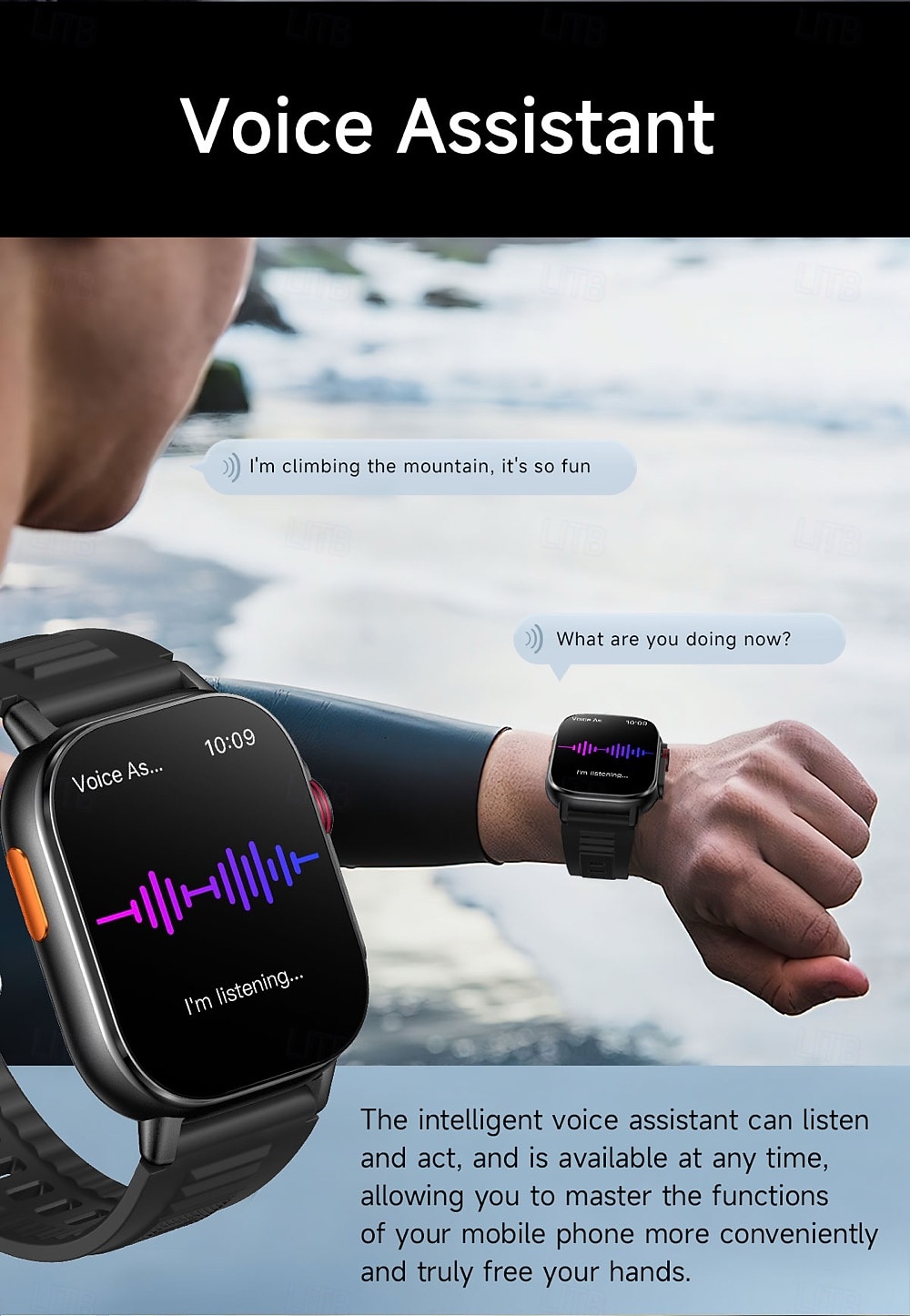 G300 Умные часы 2.01 дюймовый Смарт Часы Bluetooth Педометр Напоминание о звонке Датчик для отслеживания активности Совместим с Android iOS Мужчины GPS Длительное время ожидания Водонепроницаемый IP68 2025 - $51.99 –P19