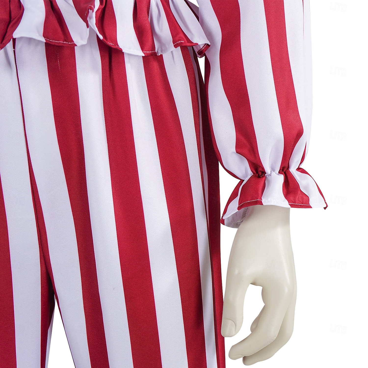 Joker Clown Halloween Kostüm Overall Clown im Kornfeld Horror Gruseliges Kostüm Erwachsene Herren Damen Halloween Karneval Leistung Party Einfache Halloween-Kostüme Verkleiden 2025 - $47.99 –P5