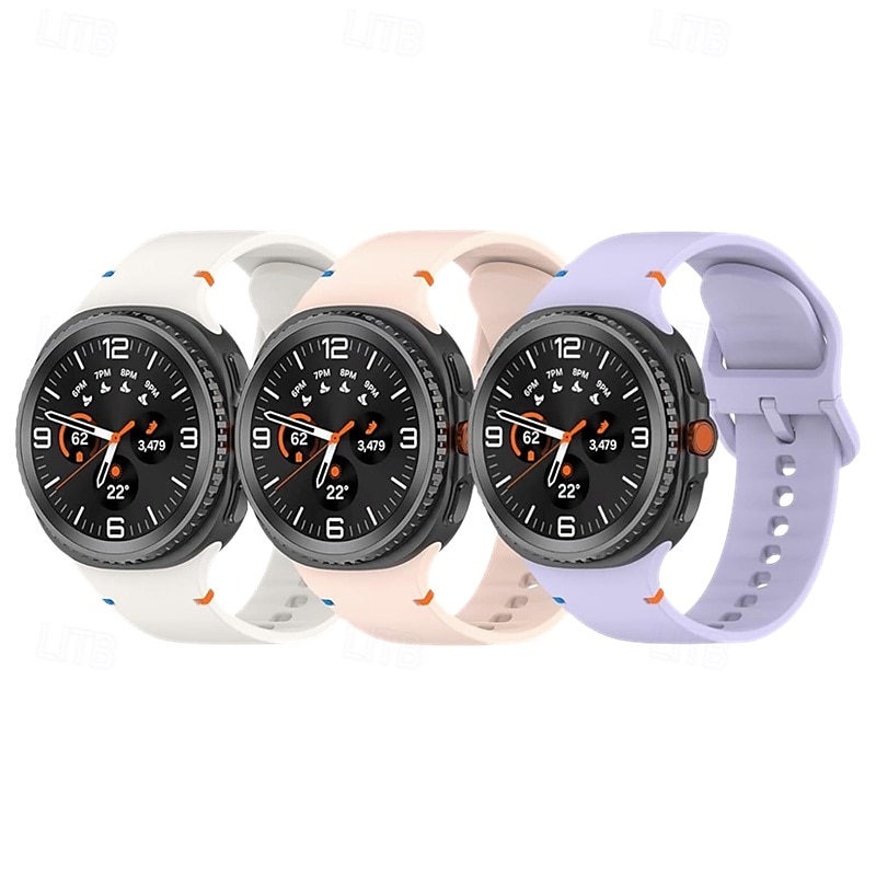 6 Pachete Uita-Band pentru Samsung Galaxy Ceas 8 40/44mm Ceas 8 Classic 46mm Silicon Înlocuire Curea Draguț Femei barbati Banderolă Sport Catarama moderna Brăţară 2025 - $24.99 –P5
