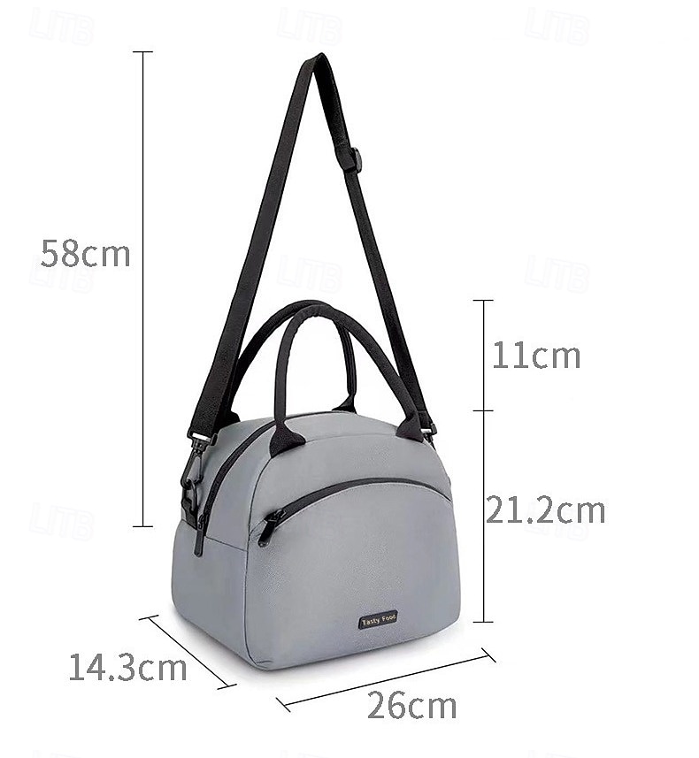 Lunch Bag for Women & Men for Back to School, Office, Picnic, Hiking, Beach Large Capacity Insulated Lunch Tote with Shoulder Strap, Multi-Functional Thermal Bento Bag 2025 - CAD $17.86 –P5