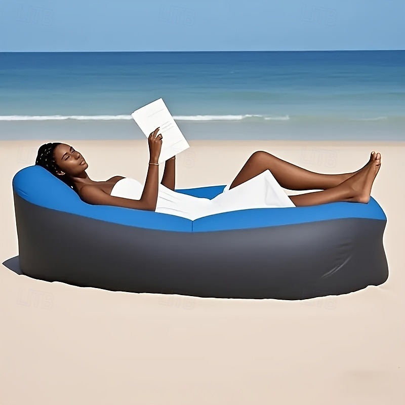 Divano letto gonfiabile pieghevole da esterno con cuscino, confezione da 1 - traspirante e resistente agli strappi &design portatile leggero antiscivolo per campeggio, spiaggia, feste all'aperto - del 2025 a $35.99 –P8