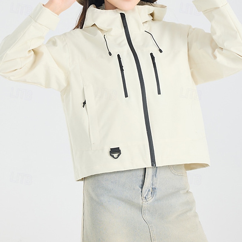 Mujer Cortavientos Chaqueta Chaqueta para senderismo Chaqueta rígida Al aire libre Impermeable Resistente al Viento Trajes de senderismo Ropa de senderismo Primavera Otoño Camiseta Camping 2025 - $46.99 –P3