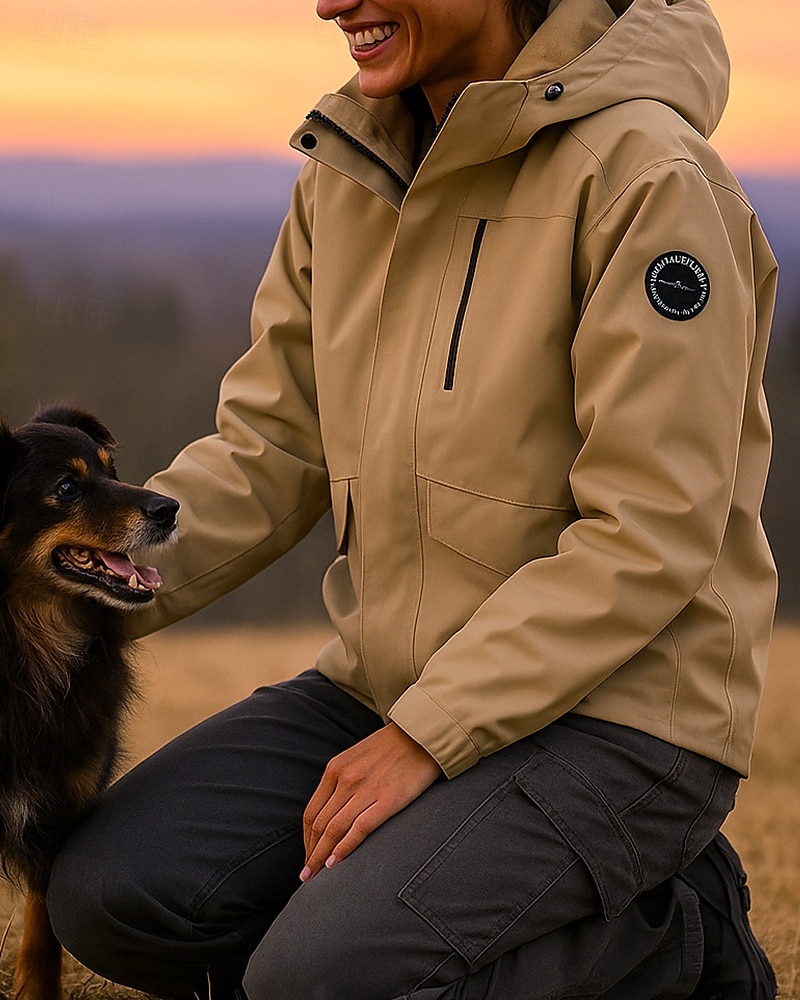 Férfi Női Uniszex Softshell dzseki Planinarska jakna Külső Termikus Vízálló Szélbiztos Meleg Túrafelszerelések Túraruházat Tél Ősz Zakó Halászat Kempingezés / Túrázás / Barlangászat Futás Tömör szín 2025 - zł111.99 –P6