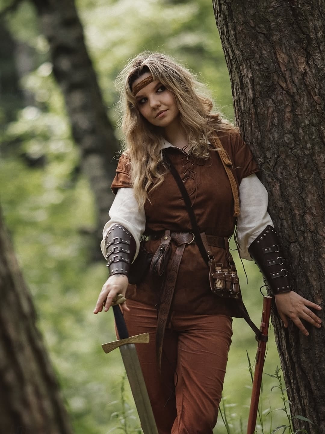 Punk & Gothique Médiéval Renaissance Manteau Veste Gilet Pirate Viking Ranger Elfe Déguisement Homme Viking Fête / Soirée Adulte Gilet de 2026 ? $37.99 –P2