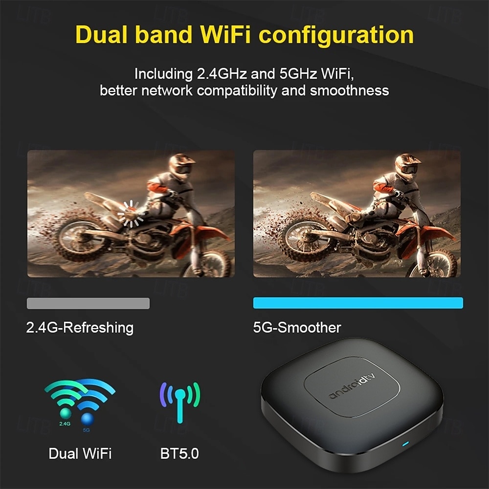 Smart TV Box Streaming Media Player Global Version Mortal T1 Bluetooth Google Assistant Android13 AllwinnerH313 2.4G&5G Wifi 4K 2025 - $37.99 –P16