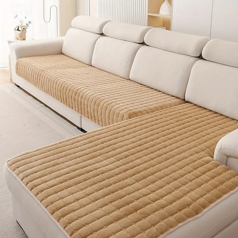 Capas de sofá de flanela acolchoada, protetores de móveis macios e duráveis, adequados para todas as estações, adequados para cães e gatos, laváveis à máquina, adequados para quarto, sala de estar, de 2025 por $30.99 –P9