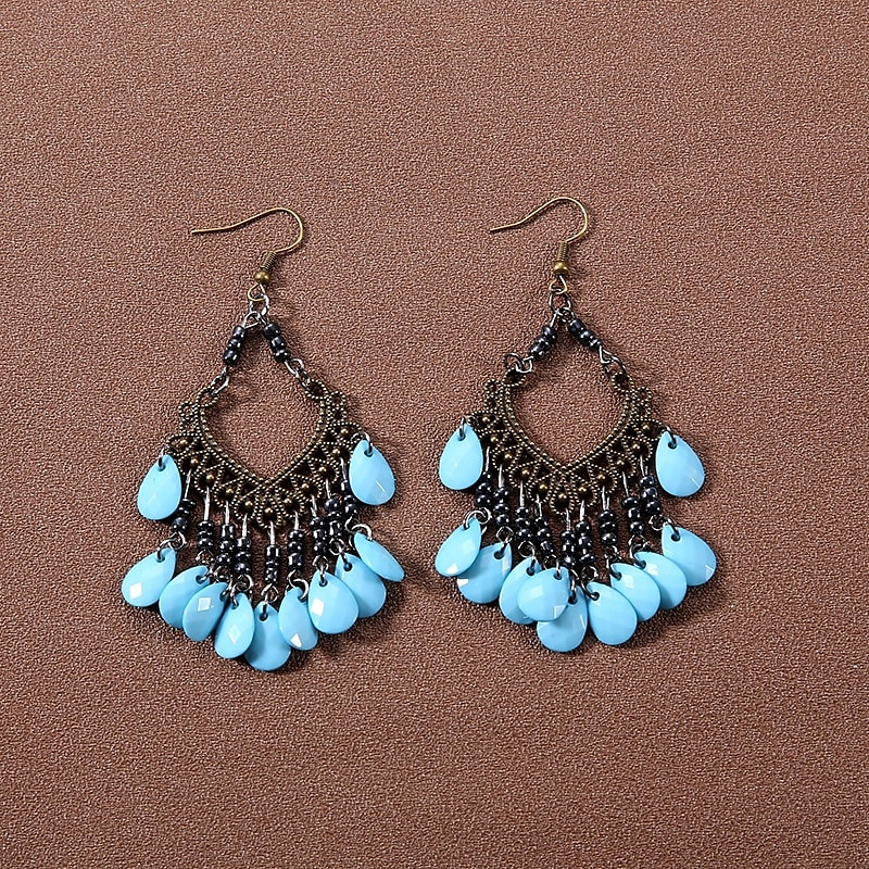 1 Pair Earrings For Women's Street Date Beach Alloy Vintage Style 2025 - $12.49 –P6