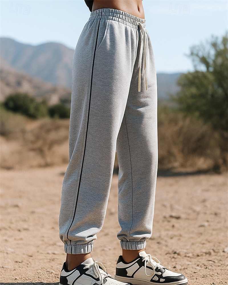 Homens Calças de Corrida Calças esportivas Calça de moletom jogger Bolsos Com Cordão Calças Roupa Esportiva Ginásio Dar certo Leve Respirável Pesca Equitação Corrida Ajuste Largo Roupa de esporte de 2025 por $17.99 –P1